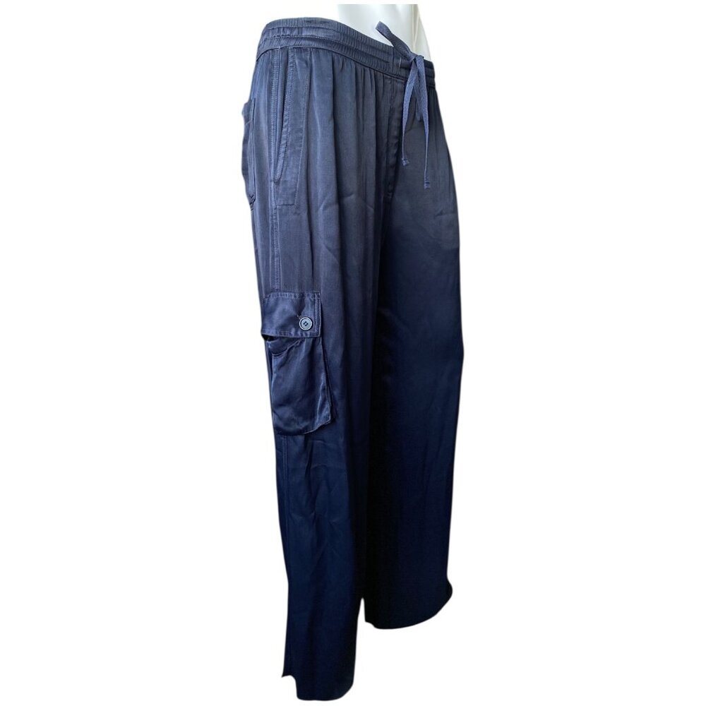Pharaoh Collection Mason Cargo Pant in Vintage Satin Size 3/L NWT - Picture 2 of 9